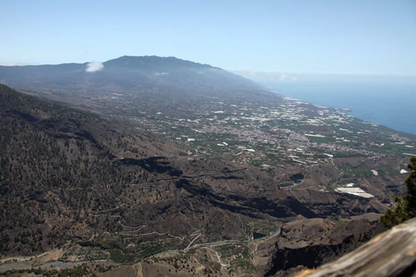 Uitzicht op Los Llanos en Tazacorte vanaf Torre del Time